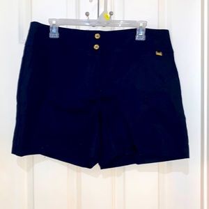 Women’s size 14 navy blue Anne Klein dress shorts.